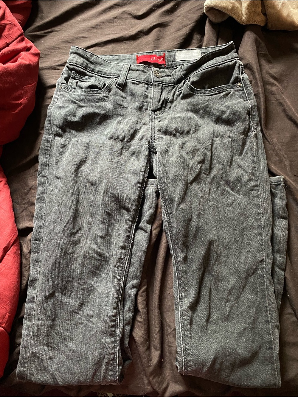 2008 low rise bootcut guess jeans